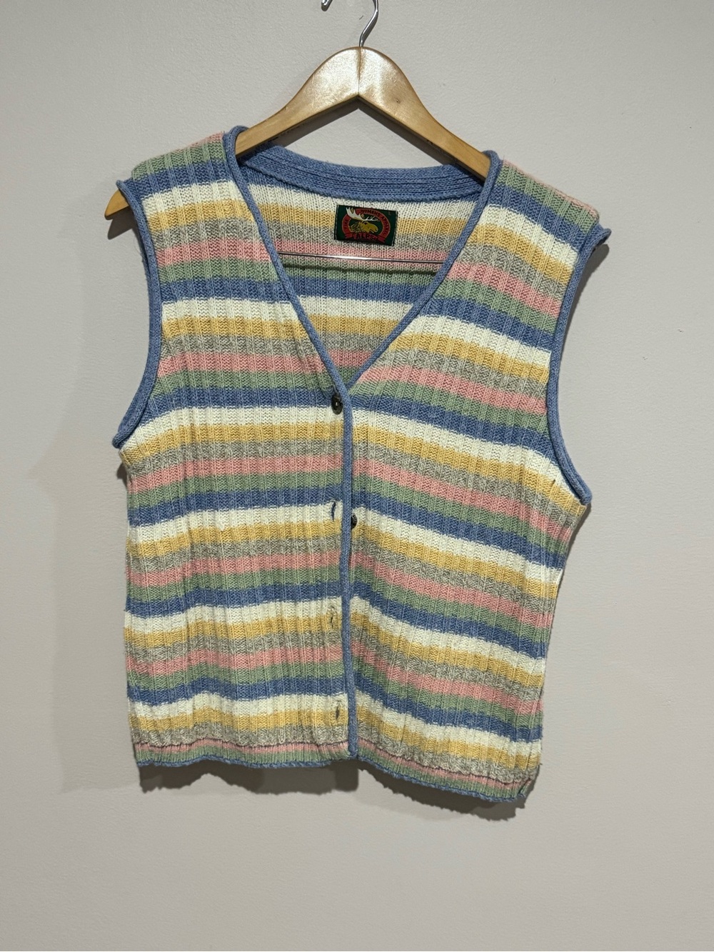 Vintage Alps Womens Apparel Sweater Vest  Large